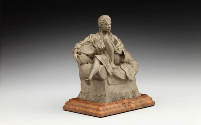 Fireside<br />8.5"L&nbsp; X 7"W&nbsp; X 5"H&nbsp; <br />Edition of 20