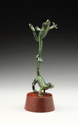 Toadly Balanced<br />11"H&nbsp;X 4"W&nbsp; <br />Edition of 50