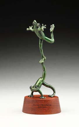 Toadly Balanced<br />11"H&nbsp;X 4"W&nbsp; <br />Edition of 50