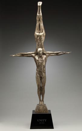 Unity<br />48"L&nbsp; X 10"W&nbsp; X 27"H&nbsp; <br />Edition of 20