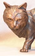 The Cat<br />10"L&nbsp;X 7"W&nbsp; X 15"H&nbsp; <br />Edition of 5